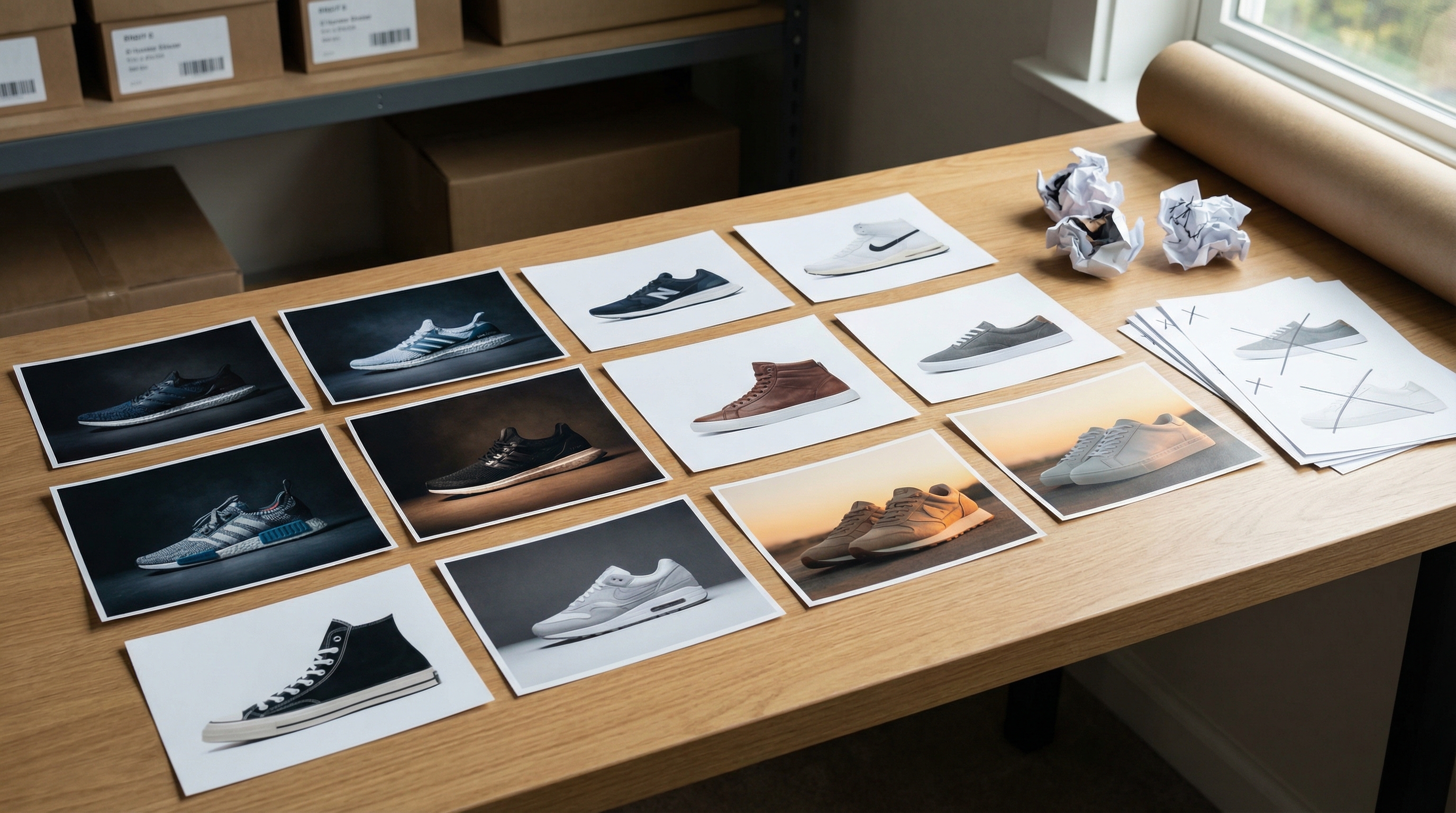 Comparison of different AI style transfer results showing luxury, minimalist, rustic, modern, and vintage transformations