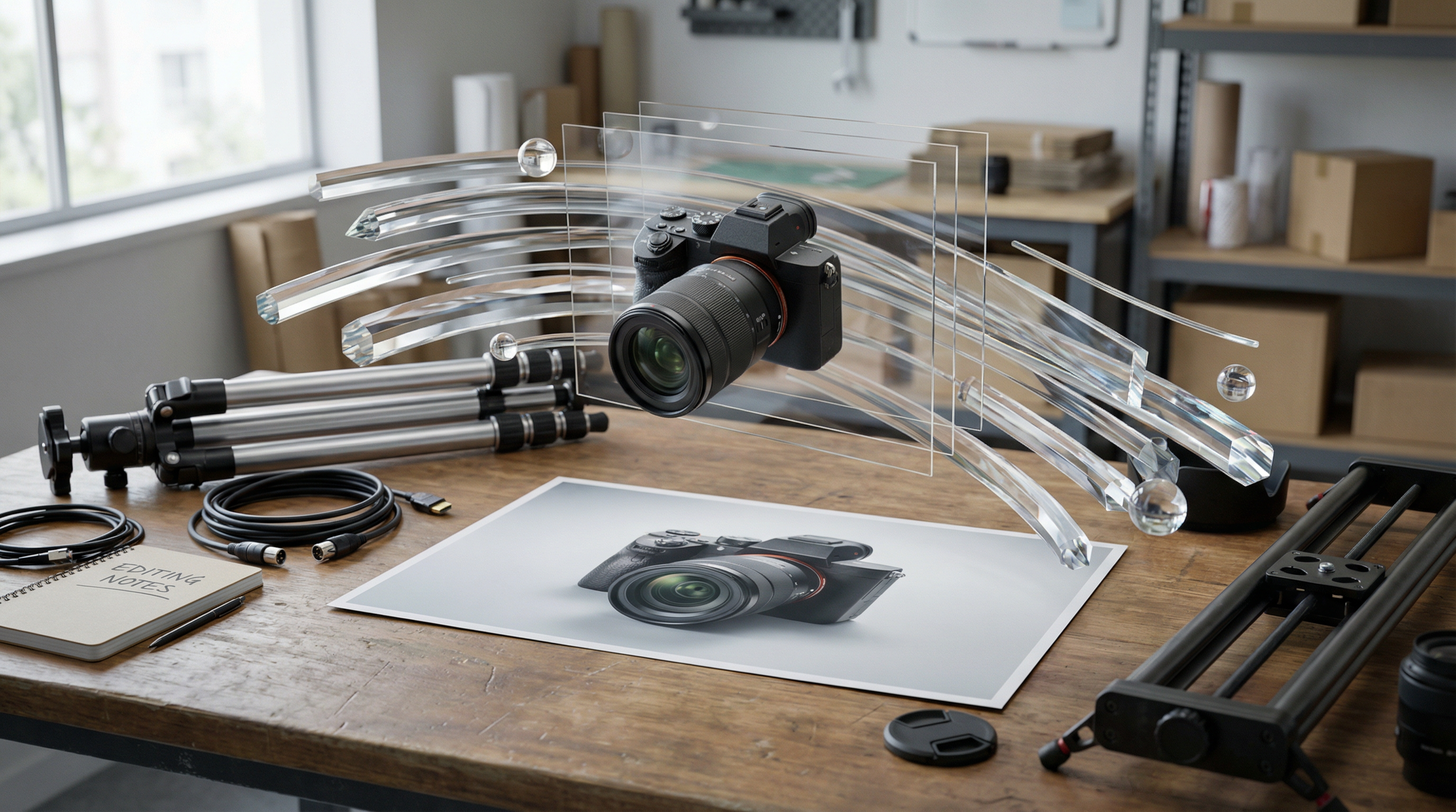 Veo 3.1 Image-to-Video transforming a static product photo into a cinematic rotating video with dramatic lighting